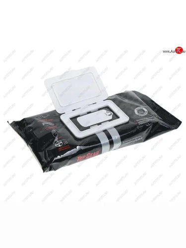 Салфетка влажная универсальная 20x16см в мягкой упаковке 45шт. TOP GEAR АВАНГАРД 630107