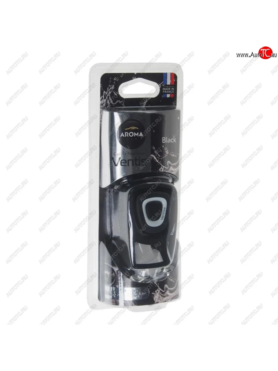 Ароматизатор на дефлектор жидкостной (блэк) 8мл Ventis AROMA CAR AROMA CAR 63104 AROMA CAR 63104  в Самаре Самарской области