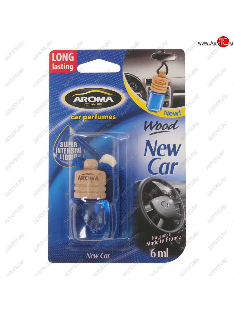 Ароматизатор подвесной жидкостный (новая машина) 6мл Wood AROMA CAR AROMA CAR 63110  в Самаре Самарской области
