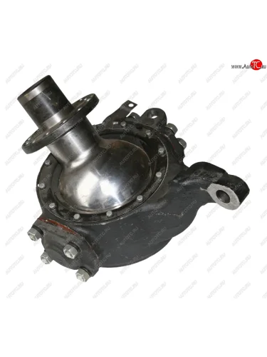 Кулак поворотный УРАЛ правый (опора шаровая 12 отверстий) в сборе с 2003г. (АО АЗ УРАЛ) УРАЛ АЗ АО 6361-2304010