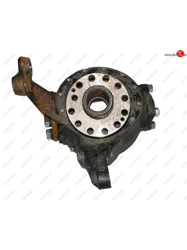 Кулак поворотный УРАЛ левый (опора шаровая 12 отверстий) в сборе с 2003г. (АО АЗ УРАЛ) УРАЛ АЗ АО 6361-2304011
