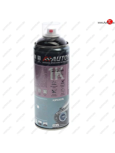 Краска 600 черная-UNI металлик аэрозоль 520мл АВТОН АВТОН 638-00026