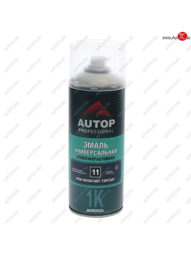 Краска белая глянцевая высокоукрывистая 520мл АВТОП АВТОН 638-00041
