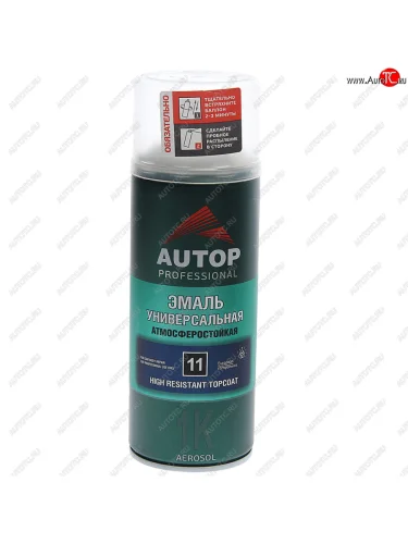 Краска белая матовая высокоукрывистая 520мл АВТОП АВТОН 638-00042