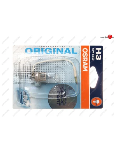 Лампа 12V H3 55W PK22s блистер (1шт.) OSRAM OSRAM 64151-01b