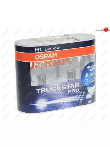 Лампа 24V H1 70W P14.5s +120% бокс (2шт.) Truckstar Pro OSRAM OSRAM 64155tsp-hcb