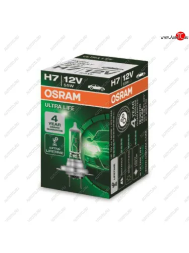 Лампа 12V H7 55W PX26d Ultra Life OSRAM OSRAM 64210ult