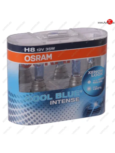 Лампа 12V H8 35W PGJ19-1 бокс (2шт.) Cool Blue Intense OSRAM OSRAM 64212cbi-hcb