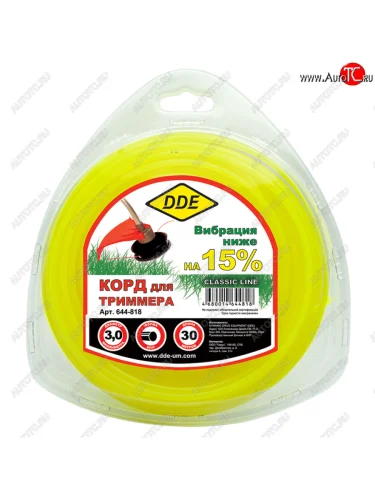 Леска для триммера 3.0мм 30м круг DDE DDE 644-818