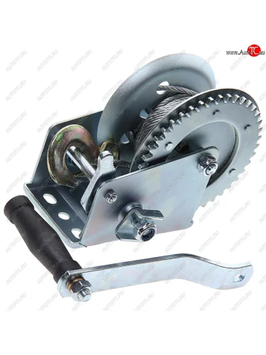 Лебедка барабанная 0.7т L=4.5м тросовая FIT FIT 64651