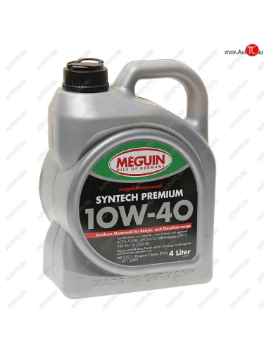 Масло моторное PREMIUM SYNTECH 10W40 HC-синт.4л MEGUIN MEGUIN 6475