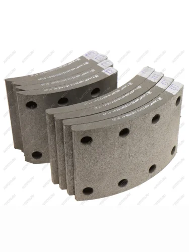 Накладка тормозной колодки КАМАЗ-53215,65115 (13-) сверленая расточен. безасбест. комплект 8шт. ТИИР ТИИР 65115-3501105-4165115-3501105-51