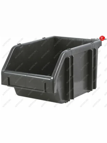 Лоток складской 350х210х160мм черный FIT FIT 65695