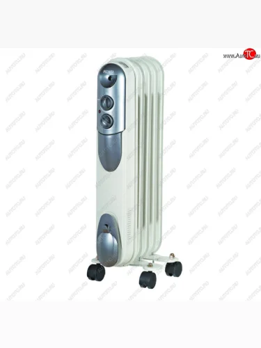 Обогреватель радиатор масляный 1.00кВт (10кв.м) 5 секций белый РЕСАНТА РЕСАНТА 6732