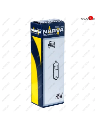 Лампа 12V H6W 6W BAX9s Halogen Miniature NARVA NARVA 681613000