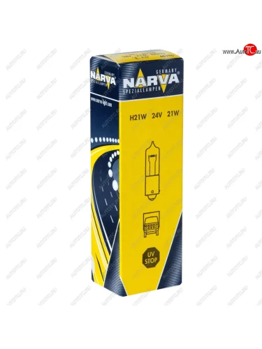 Лампа 24V H21W BAY9s Halogen Miniature NARVA NARVA 681963000