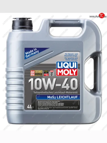 Масло моторное MoS2 LEICHTLAUF 10W40 псинт.4л LIQUI MOLY LIQUI MOLY 6948