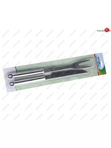 Набор приборов для барбекю нержавеющая сталь 2 предмета (вилка, нож) PALISAD PALISAD 69646