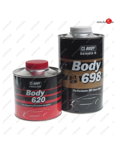 Лак HB PROLINE 698 2+1 HS 1л с отвердителем 620 500мл BODY BODY 6980000001