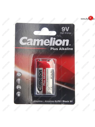 Батарейка KRONA 6LR61 9V блистер 1шт. Alkaline Max CAMELION CAMELION 6lr61-bp1