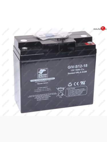 Аккумулятор BANNER GIV-S 18Ач BANNER 6ст18 giv-s 12-18