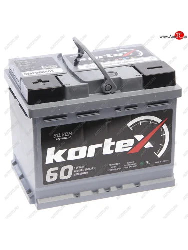 Аккумулятор KORTEX SILVER Dynamic 60Ач KORTEX 6ст60(1) smf560401