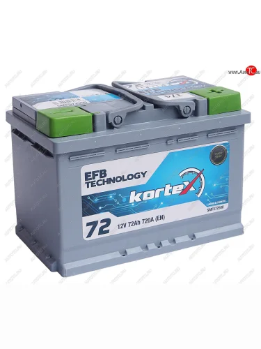 Аккумулятор KORTEX EFB 72Ач обратная полярность KORTEX 6ст72(0) smf572500
