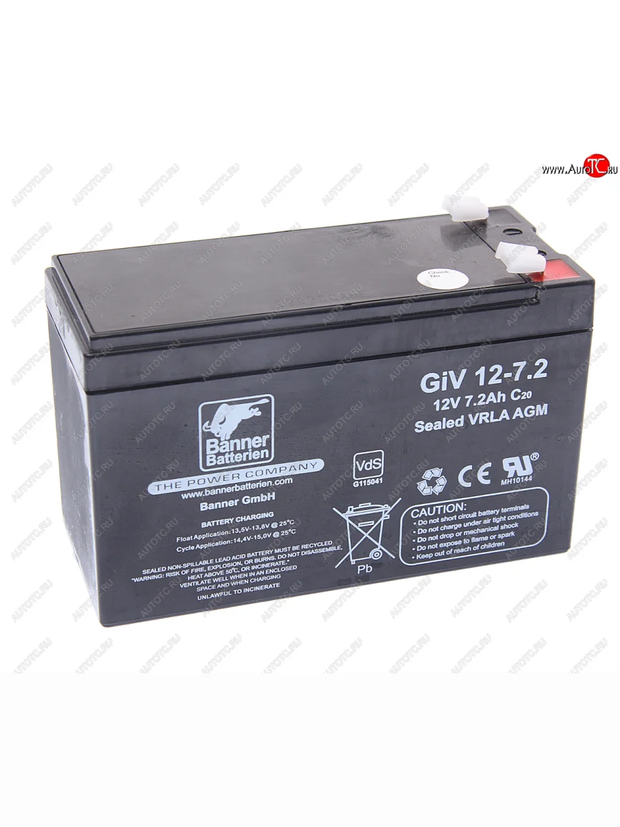 Аккумулятор BANNER GIV 7.2Ач BANNER 6ст7,2 giv 12-7,2  в Керчи Республика Крым