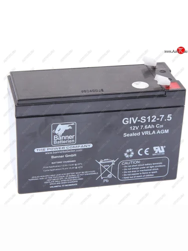 Аккумулятор BANNER GIV-S 7.5А/ч BANNER 6ст7,5 giv-s 12-7,5 BANNER 6ст7,5 giv-s 12-7,5