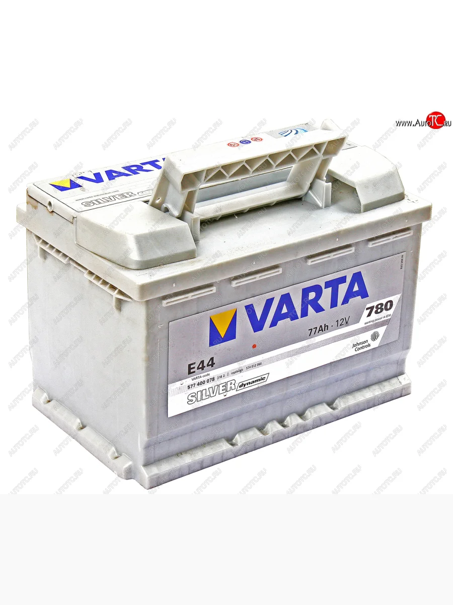 Аккумулятор VARTA Silver Dynamic 77Ач обратная полярность VARTA 6ст77(0) е44  в Самаре Самарской области