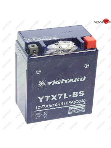 Аккумулятор YIGITAKU MOTO GEL 7А/ч MACPOWER 6ст7 ytx7l-bs(mf) MACPOWER 6ст7 ytx7l-bs(mf)
