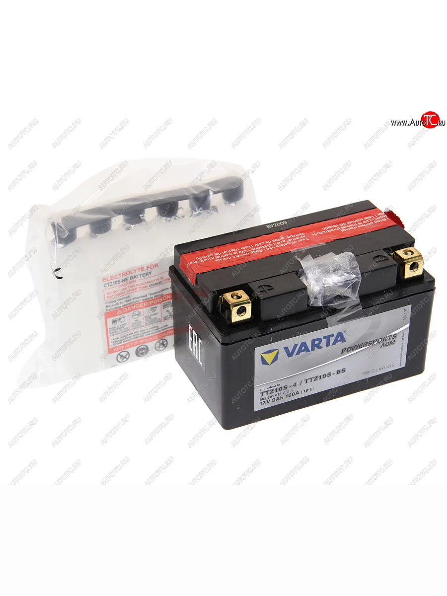 Аккумулятор VARTA MOTO AGM 8Ач VARTA 6ст8 ttz10s-4(bs)  в Самаре Самарской области