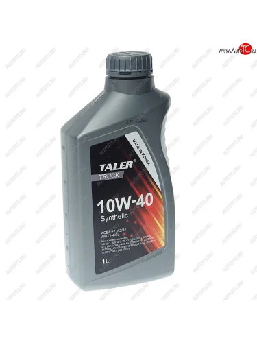 Масло дизельное TRUCK E-7,CI-4,А3В4 10W40 синт.1л TALER TALER 700119