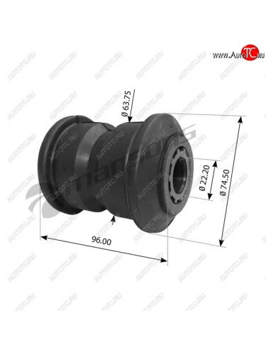 Сайлентблок MERCEDES рессоры (22.5x96) MANSONS MANSONS 700.204