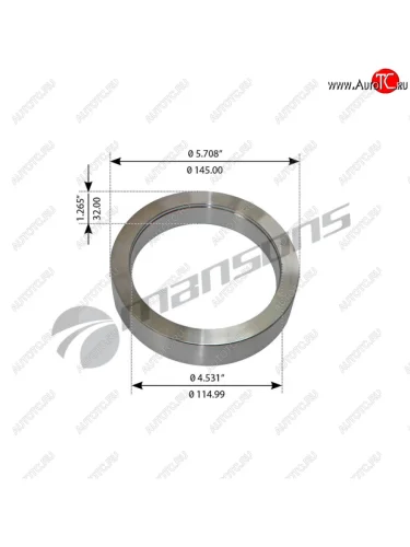Обойма MERCEDES ступицы (115x145x32) MANSONS MANSONS 700.222