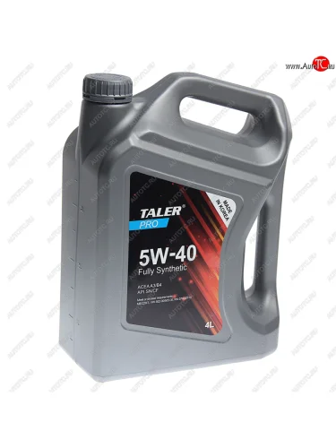 Масло моторное PRO A3B4 5W40 синт.4л TALER TALER 700414