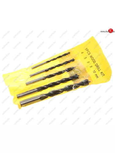 Набор сверл по дереву 4.0-10.0мм (5шт.) SPARTA SPARTA 702105