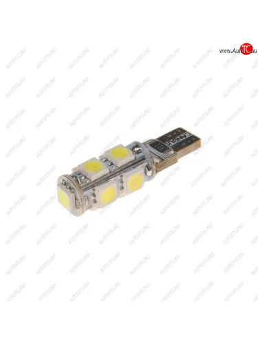 Лампа светодиодная 24V W5W T10 W2.1x9.5d 6000K 9 LED с обманкой CANbus MEGAPOWER MEGAPOWER-AUTOMOTIVE 70215w-24