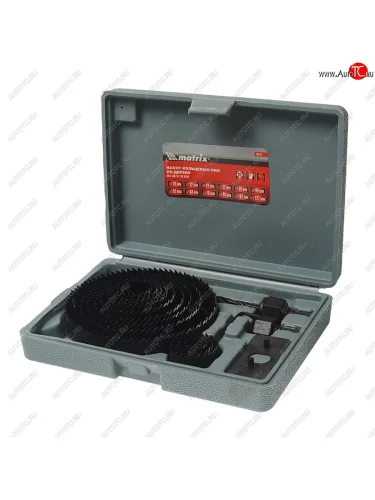 Коронка набор 12 венцов 19-127мм (кейс) MATRIX MATRIX 70472