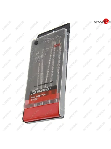 Набор буров по бетону SDS+ 5.0-6.0х110мм 6.0-10.00х160мм (5шт.) MATRIX MATRIX 71095