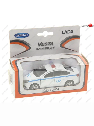 Модель автомобиля ЛАДА Vesta металлическая WELLY WELLY 727024727048727031