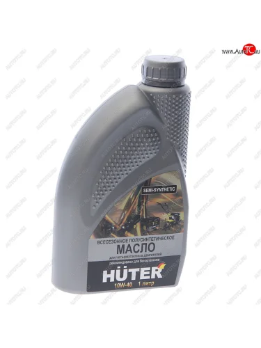 Масло моторное для 4-х тактных двигателей 4T 10W40 псинт.1л HUTER HUTER 73811