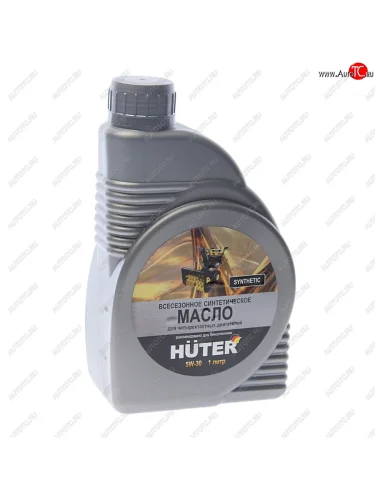 Масло моторное для 4-х тактных двигателей 4T 5W30 синт.1л HUTER HUTER 73812