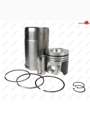 Гильза с поршнем КАМАЗ с пальцем и кольцами обрезанный поршень (ОАО КАМАЗ) KAMAZ 740.1000128-09