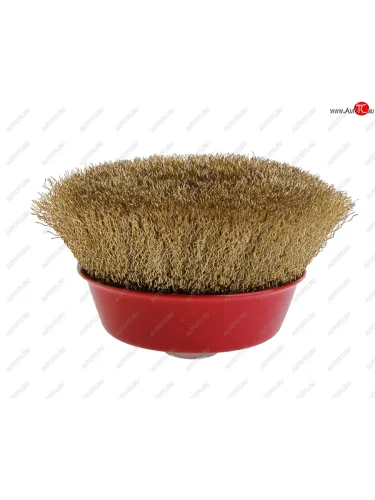 Кордщетка для УШМ чашка 125мм витая латунь MATRIX MATRIX 74606 MATRIX 74606