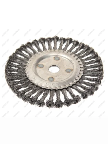 Кордщетка для УШМ дисковая 200мм крученая сталь 22мм СИБРТЕХ СИБРТЕХ 746387