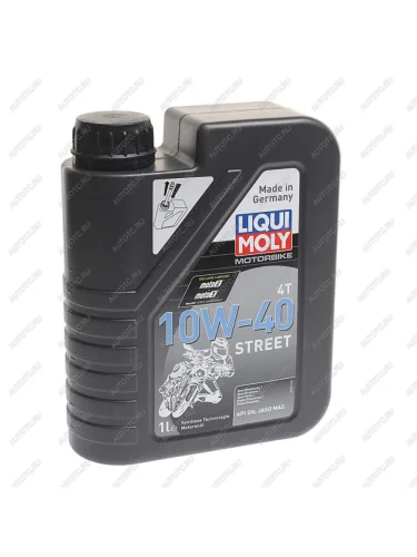 Масло моторное для 4-х тактных двигателей Motorbike 4T 10W40 синт.1л LIQUI MOLY LIQUI MOLY 7609