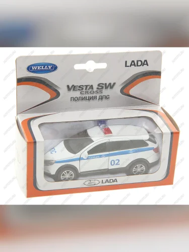 Модель автомобиля ЛАДА Vesta SW металлическая WELLY WELLY 763022763046763039
