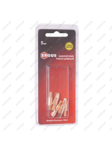 Наконечник контактный M6х28мм d=0.8мм (5шт.) QUATTRO ELEMENTI QUATTRO ELEMENTI 771-237