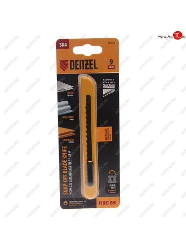 Нож 9мм с сегментированным лезвием DENZEL DENZEL 78930 DENZEL 78930